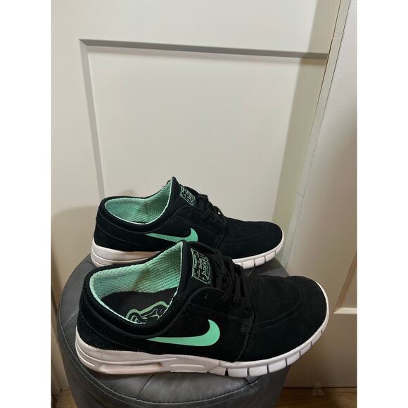 NIKE SB STEFAN JANOSKI MAX Suede Skate Shoes 8M/9.5W/41EUR Glow Green - Picture 6 of 12